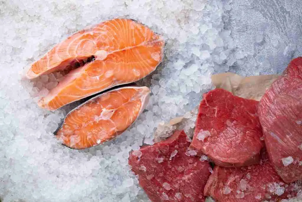 Salmon and beef are the right diet for PMS symptoms